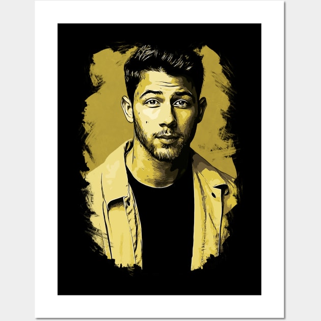 Nick Jonas Vexel Art Wall Art by Rezronauth